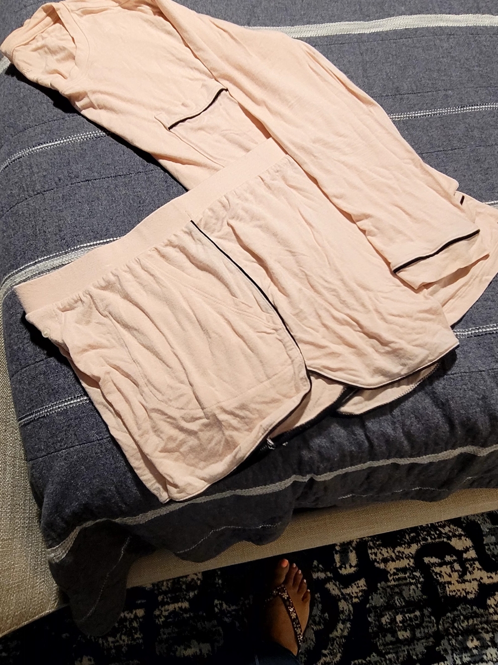 stars above Soft Pale Pink Lounge Tee & Shorts Set